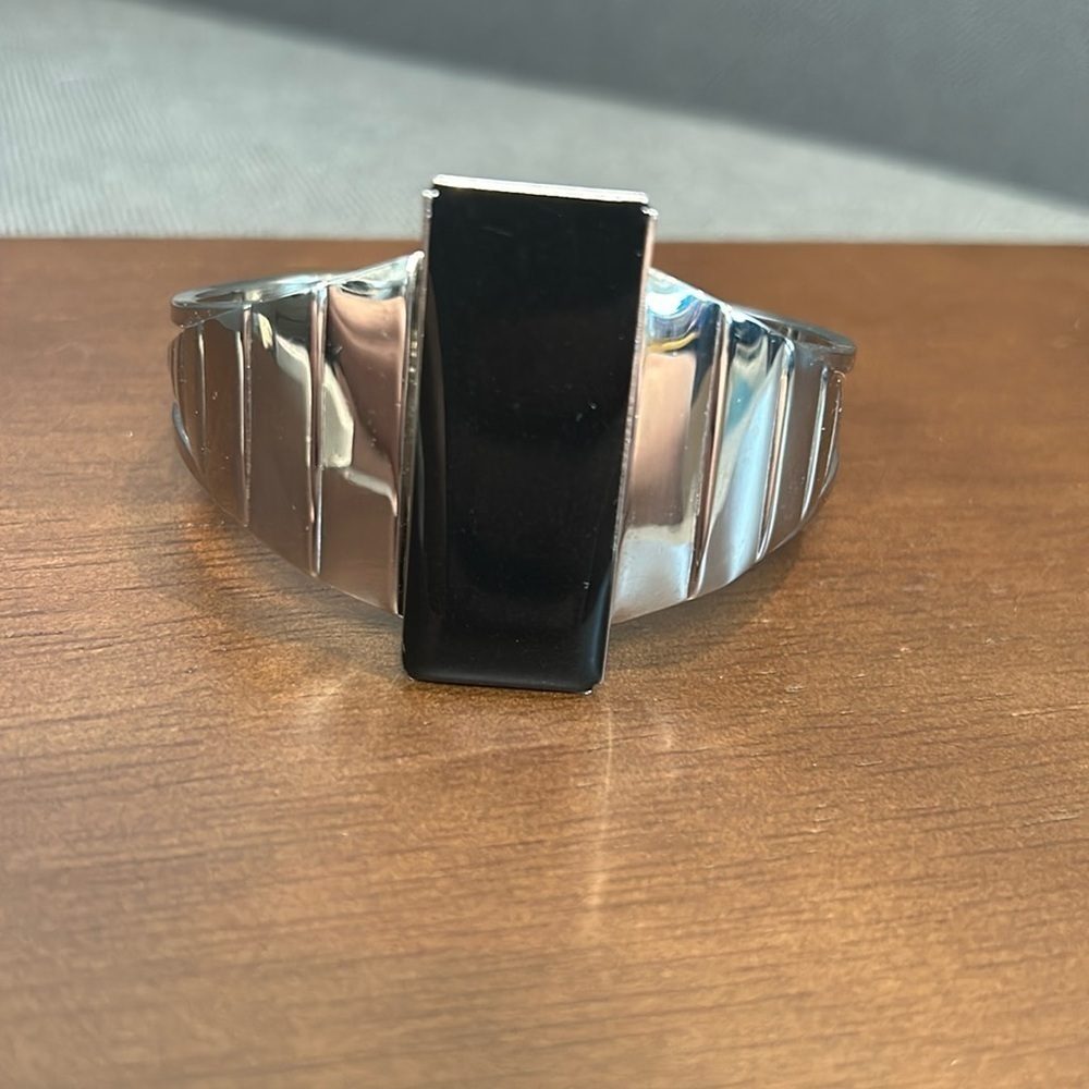 Black and Silver Bracelet